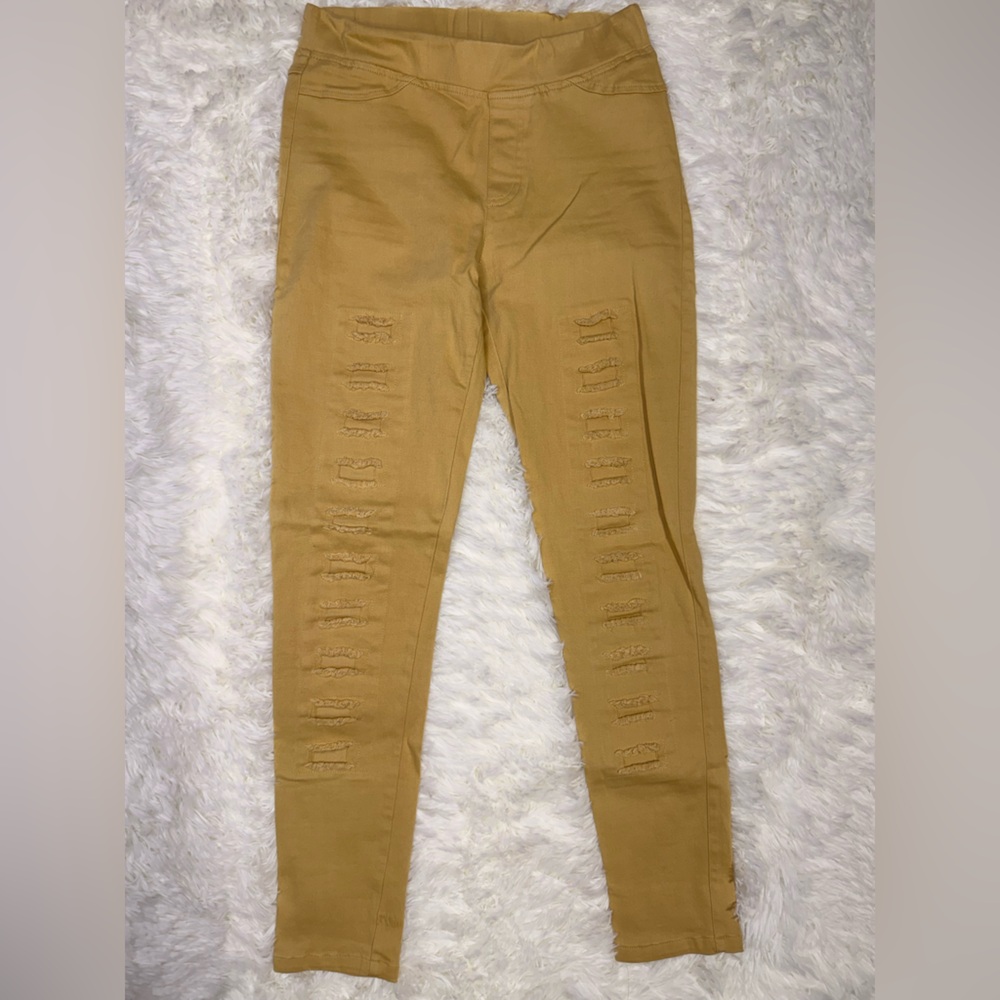 FAVLUX Light Tan Fashion Pants